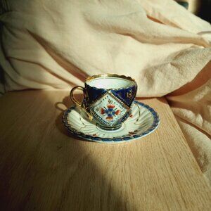 Antique German tea cup & saucer